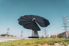 Ukraine’s first innovative solar energy system SmartFlower was installed in Ternopil
